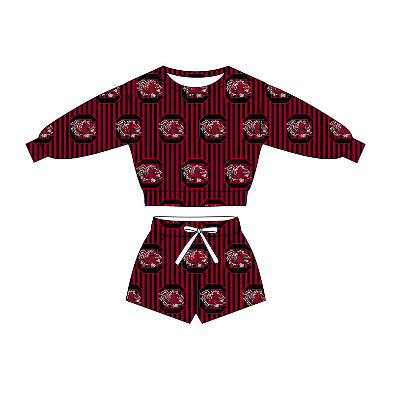 baby girls team design long sleeve spring fall clothing set