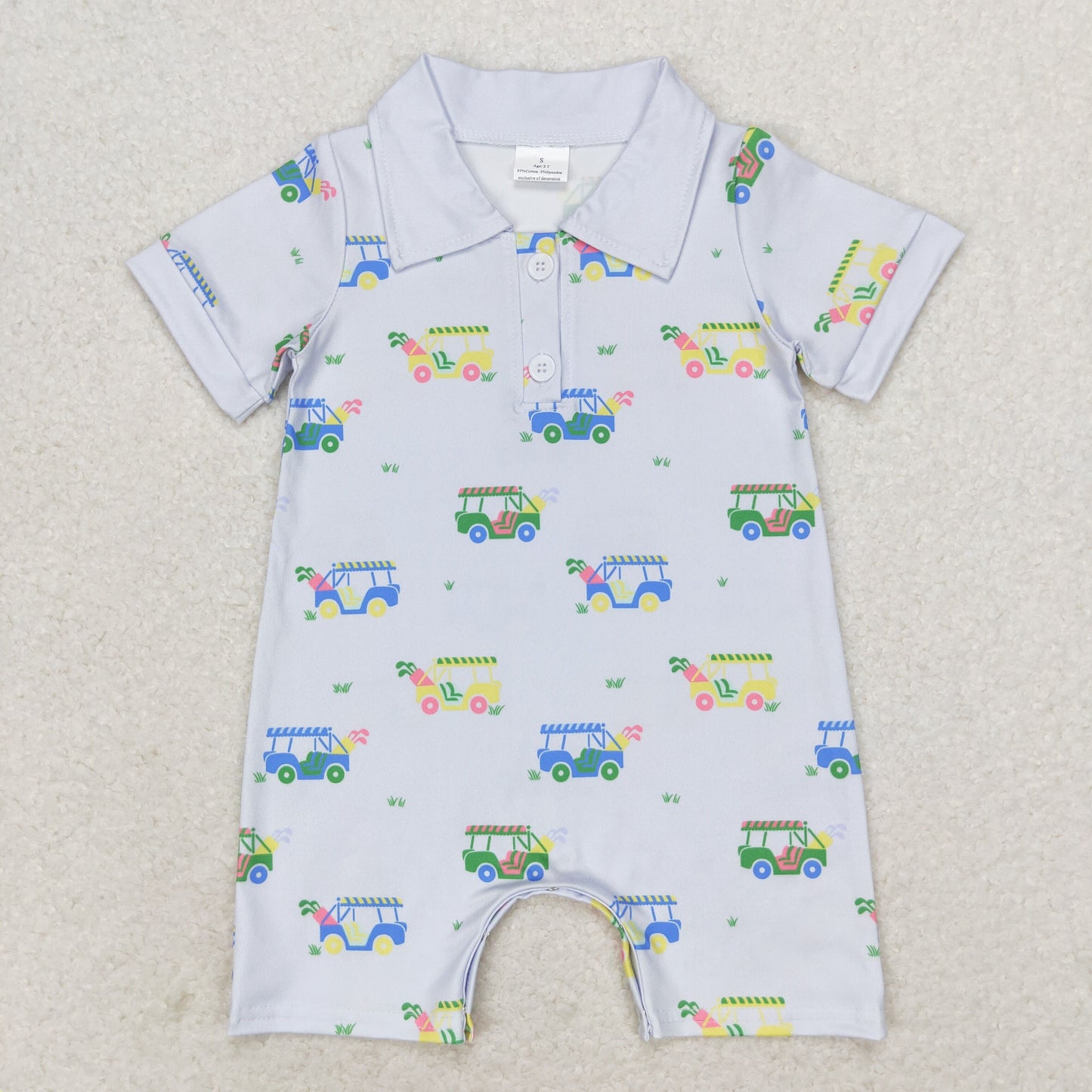 sister brother toddle golf sports matching romper