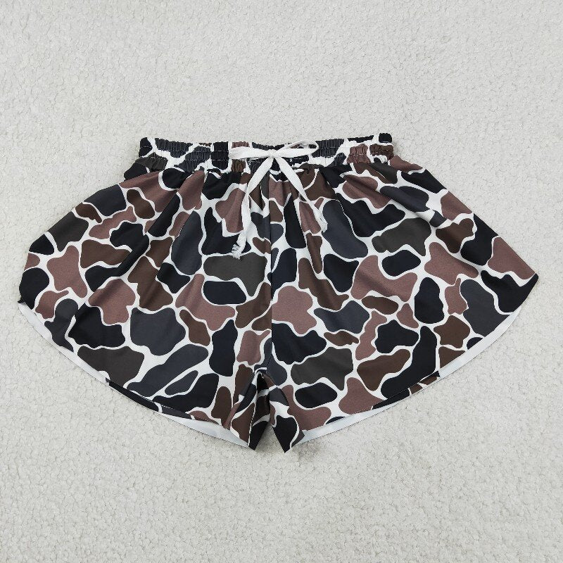 Mommy and me leopard print summer shorts