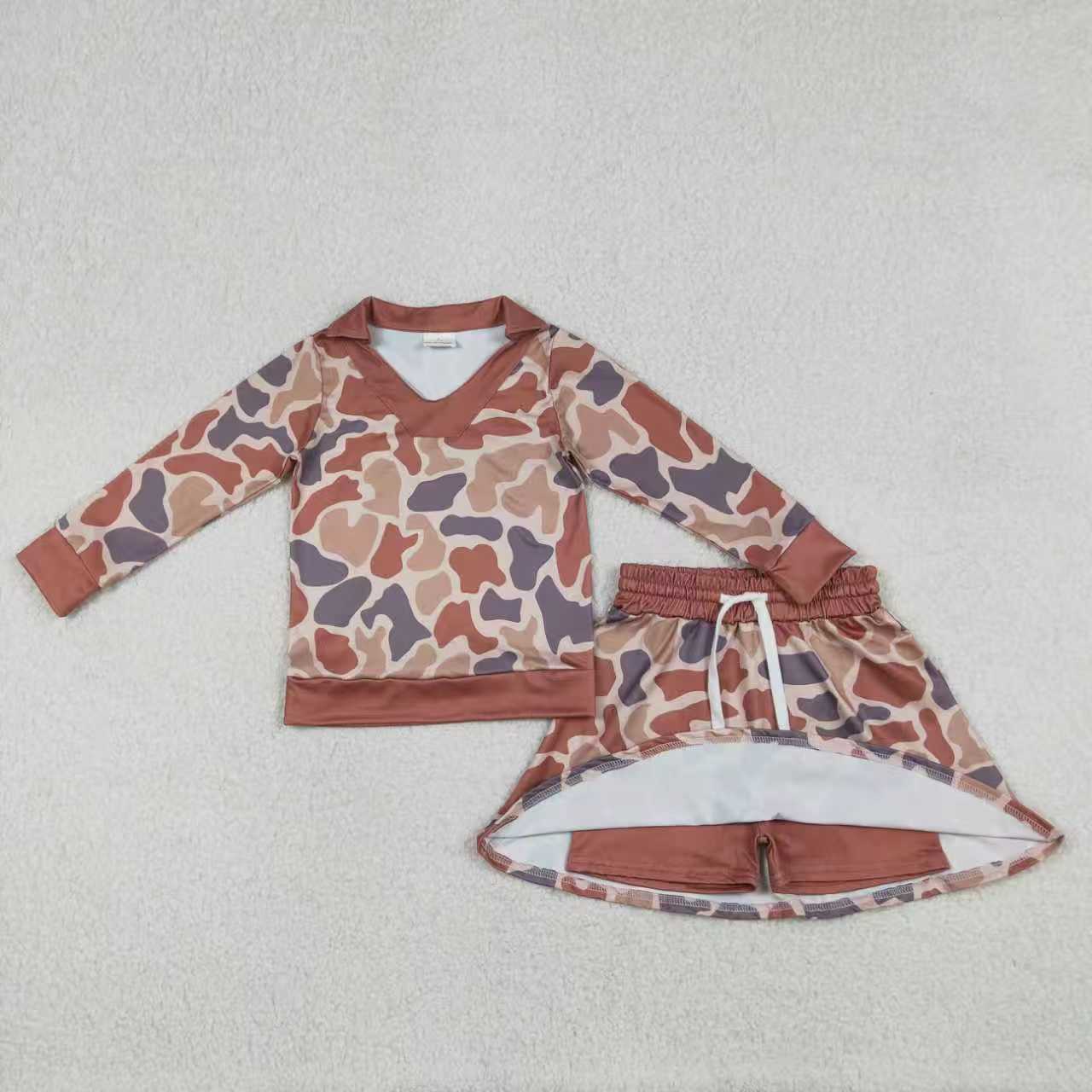 Bottomland pullover matching skirt girls long sleeve outfit