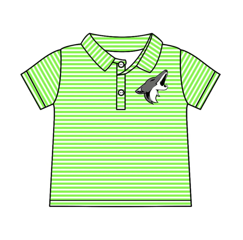 Kids short sleeve custom team polo shirt