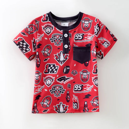 Kids baby custom team short sleeve polo shirt