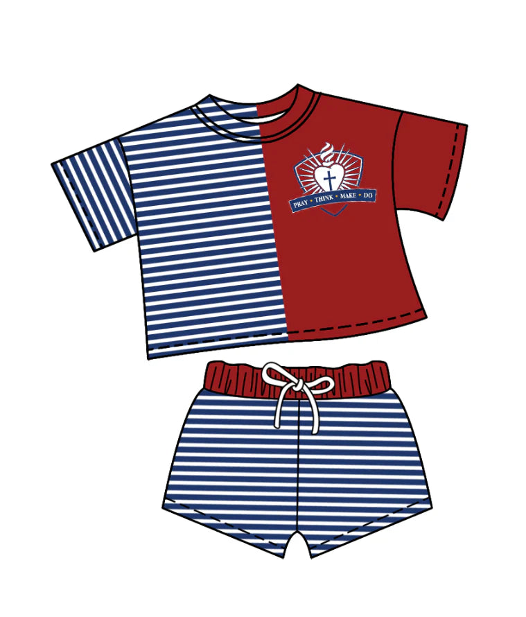 Toddle baby custom team design matching outfit