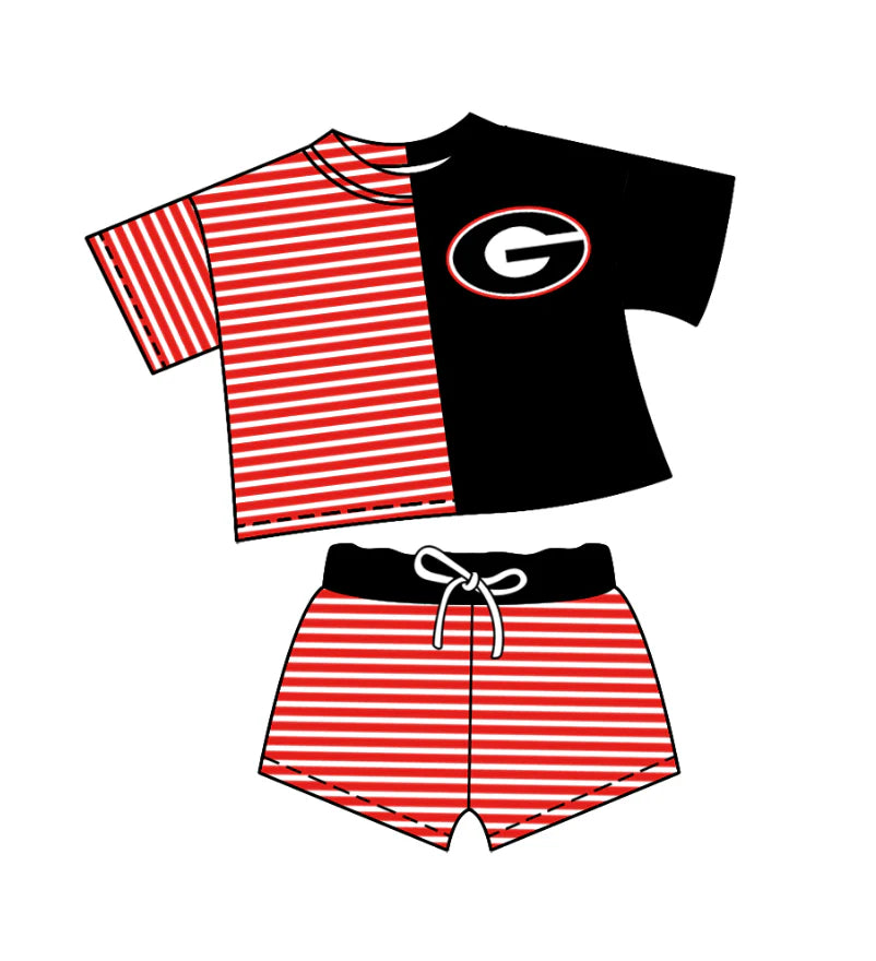 Toddle baby custom team design matching outfit