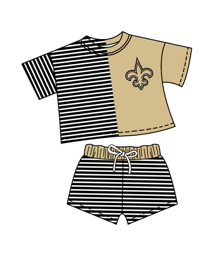 Toddle baby custom team design matching outfit