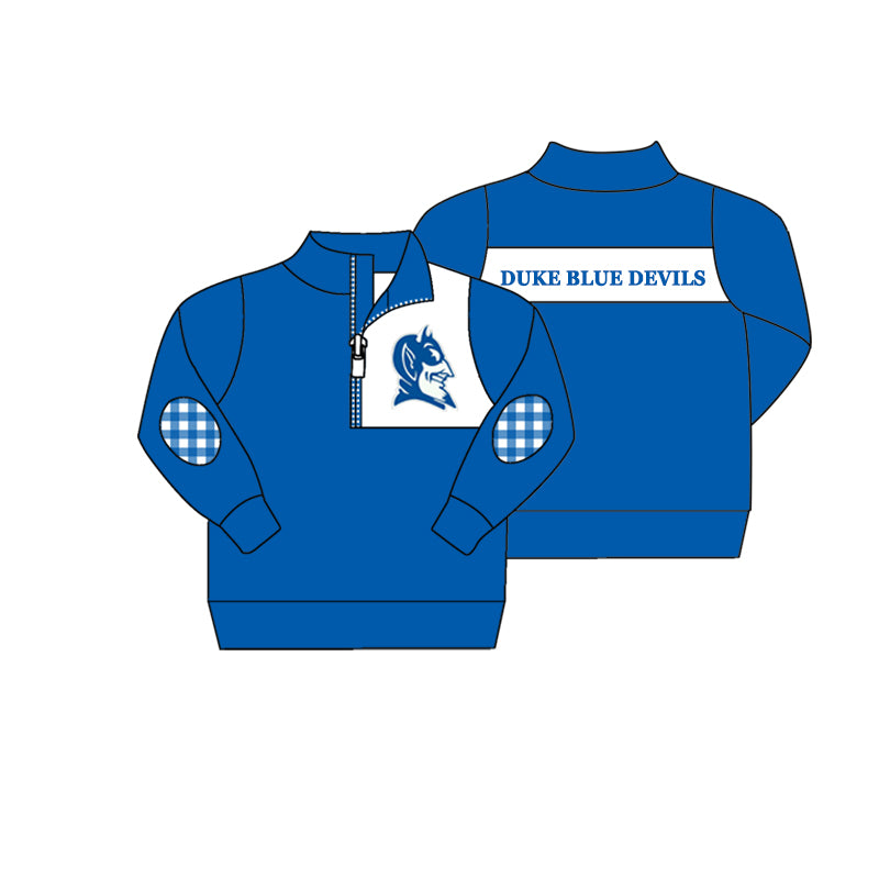 baby boy custom team long sleeve pullover