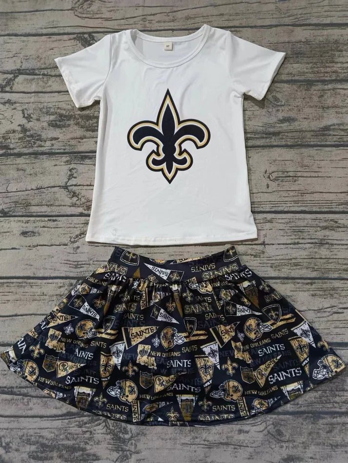 Baby girls custom team cheer outfit add shorts