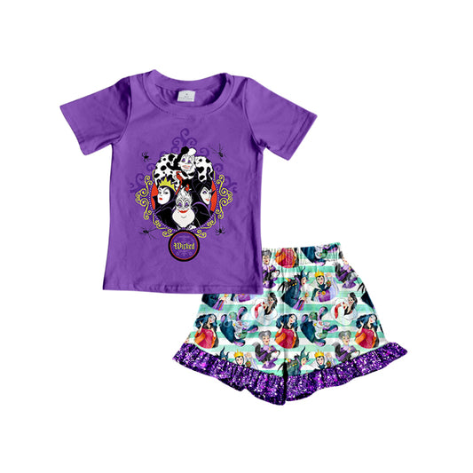 baby girls cartoon clothing set