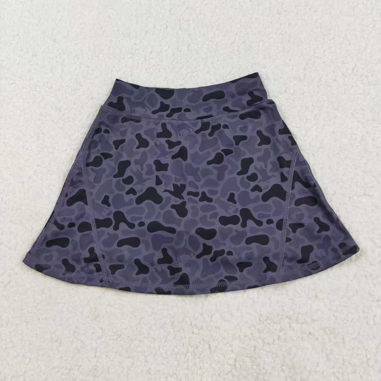 baby girl dog duck camo summer yoga skort