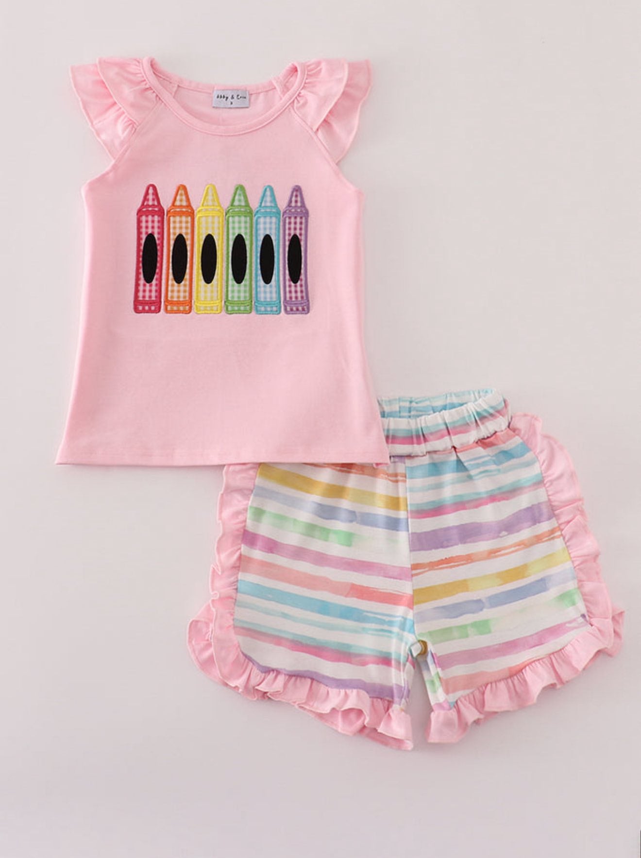 Toddle girl wholesale summer short set