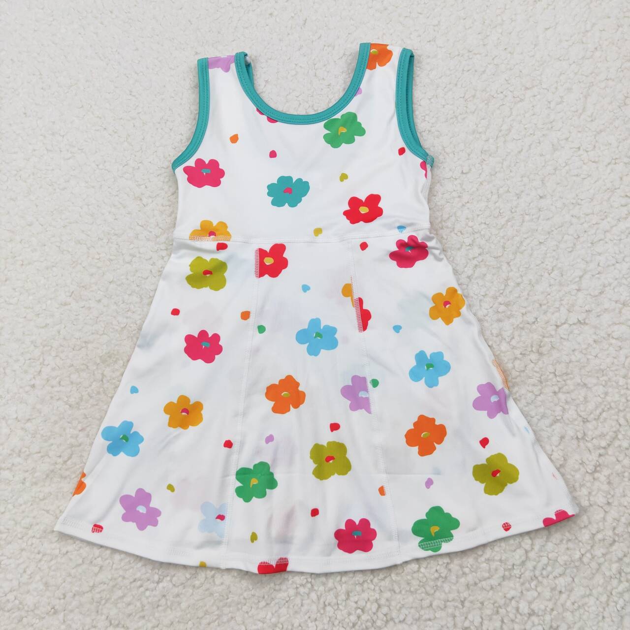 Baby girls floral yoga active wear dress