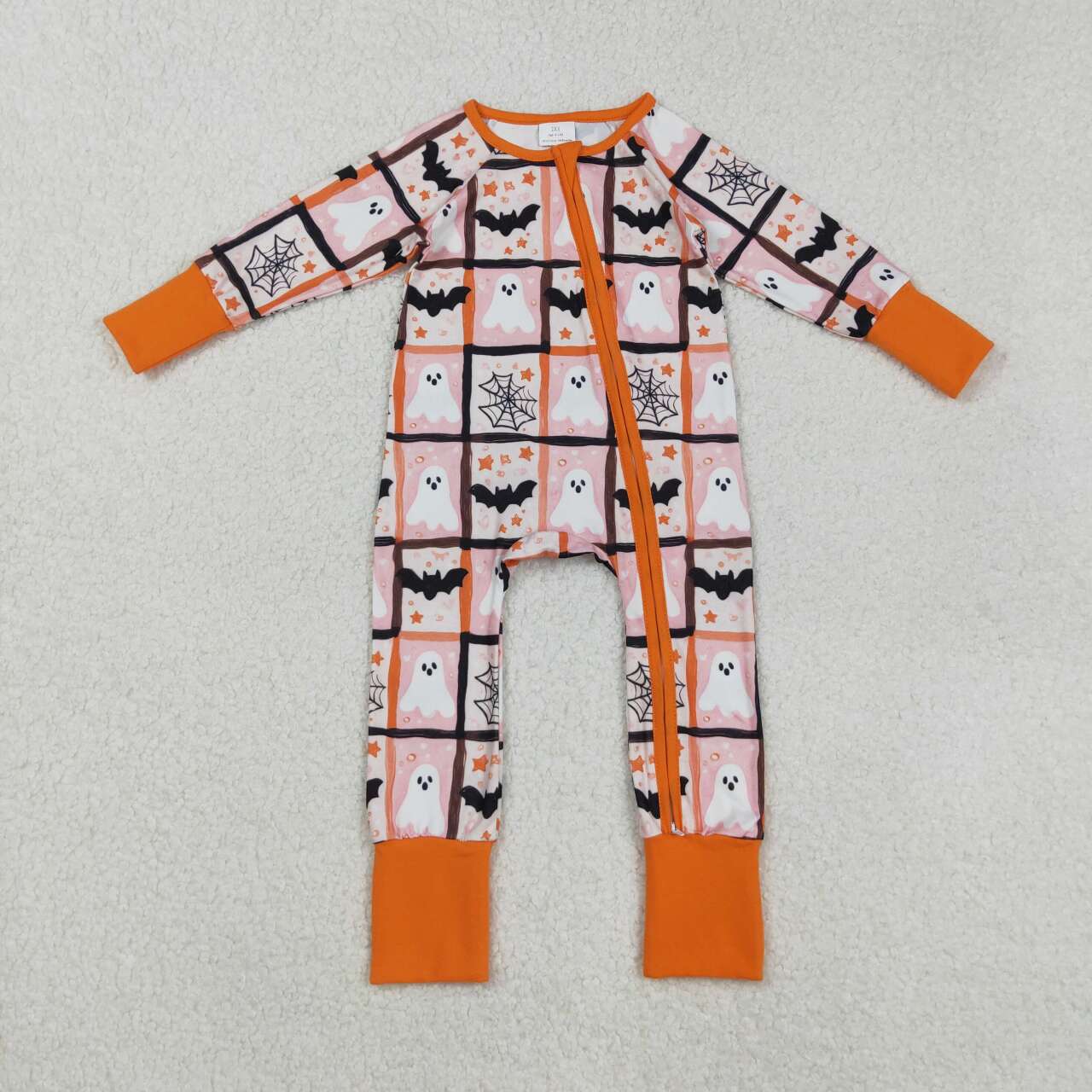 Toddle baby Halloween ghost design long sleeve romper