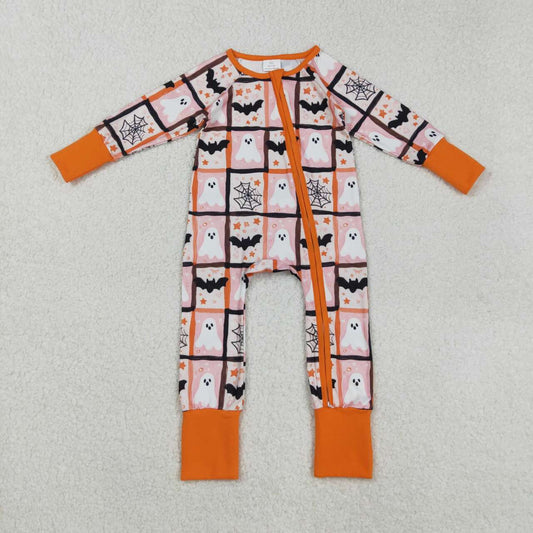 Toddle baby Halloween ghost design long sleeve romper