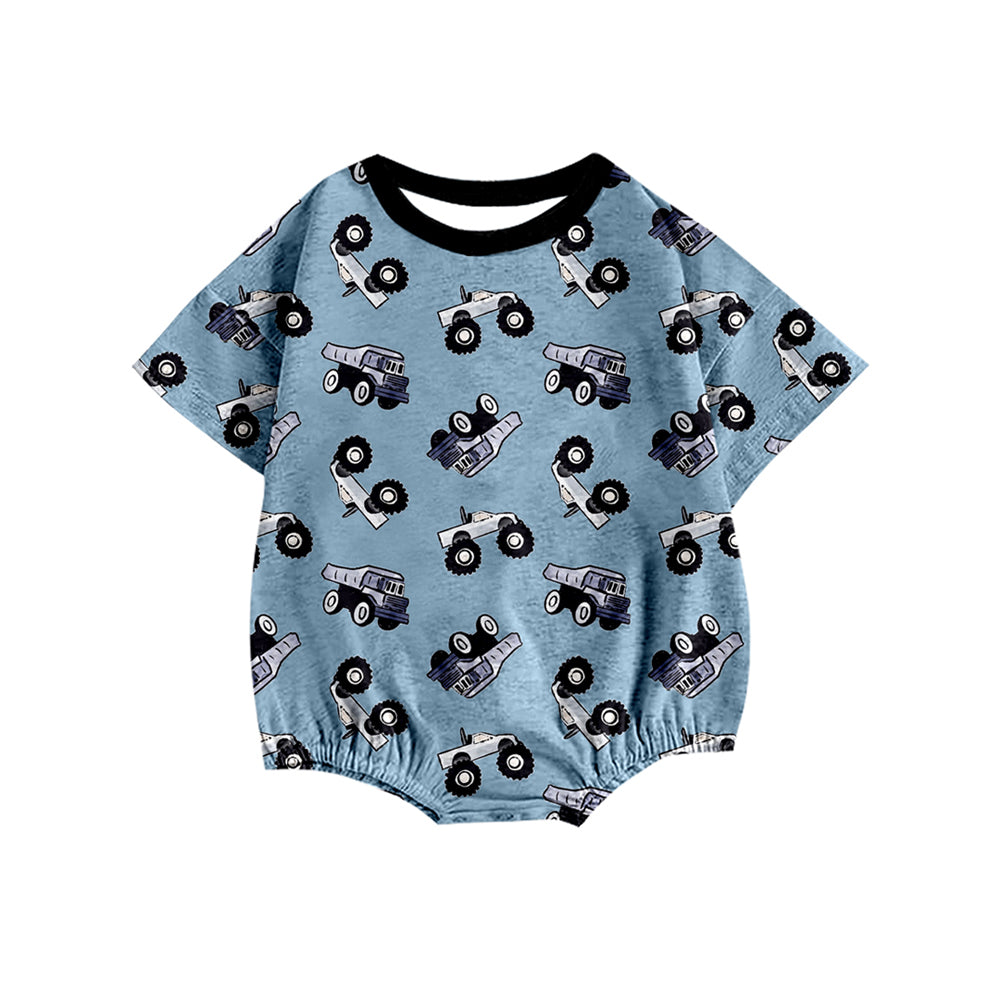 infant baby boy short sleeve romper