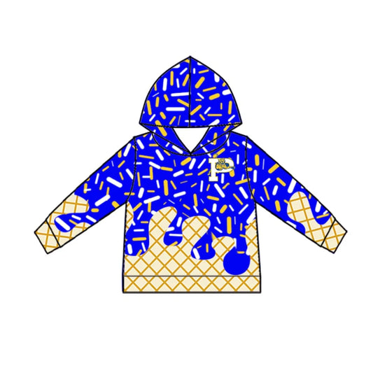 baby boy custom team design hoodie top