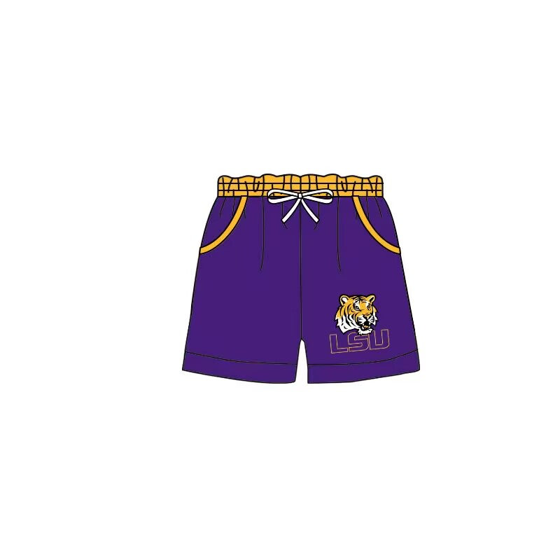 baby boy lsu team swim trunks