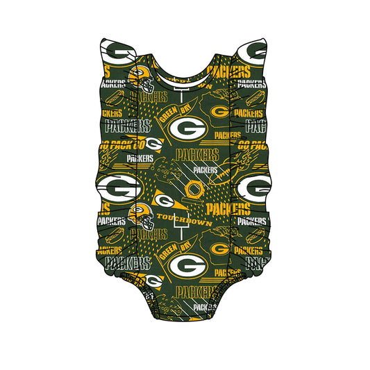 toddle girls team design romper