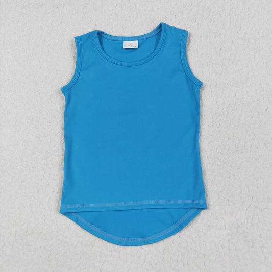 Toddle girls blue tank top shirt