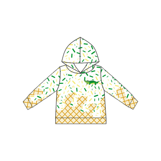 baby boy long sleeve custom team hoodie top