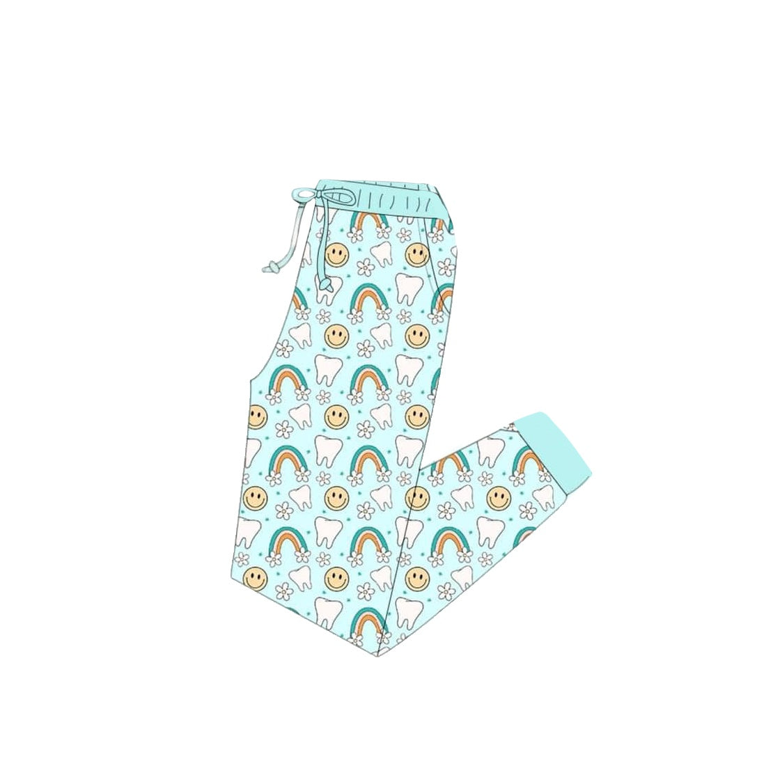 adult milk silk long pants