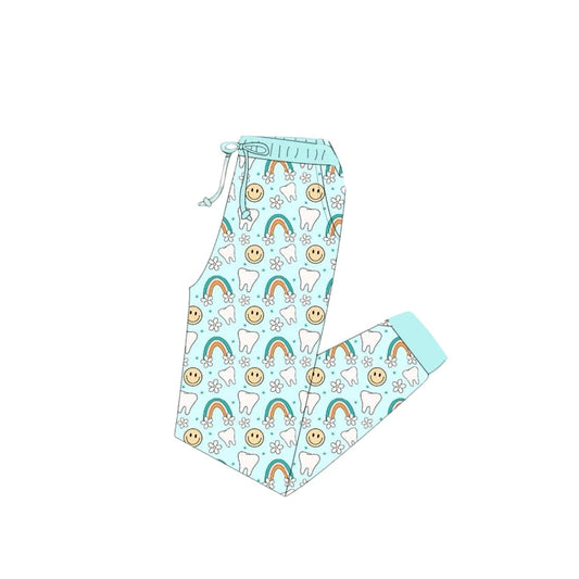 adult milk silk long pants