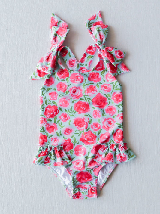 baby girls summer one piece bathing suit