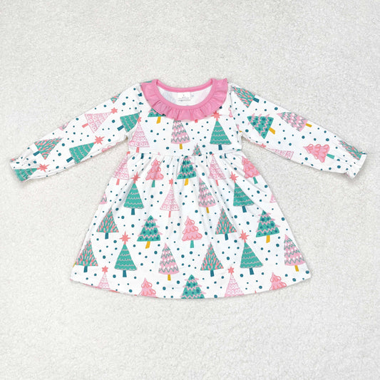 wholesale girls christmas tree fall winter dress