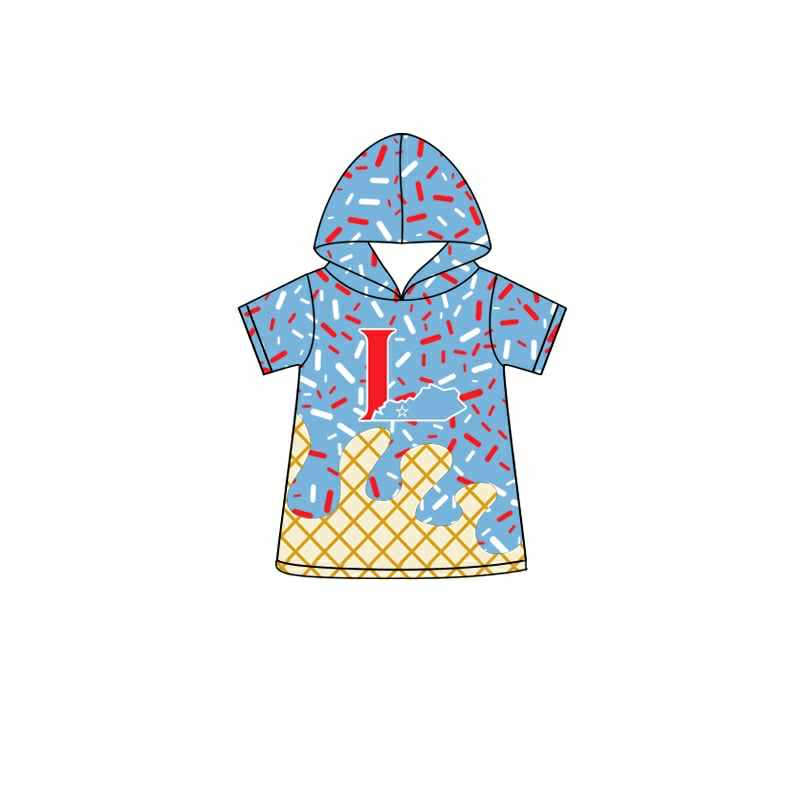 baby boy short sleeve team hoodie top