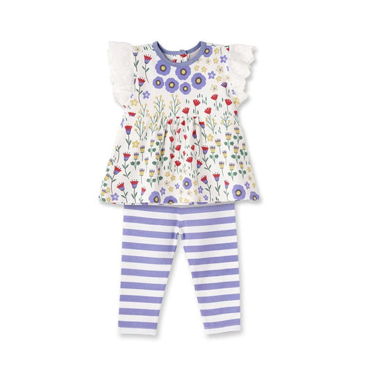 baby girls spring floral clothing set