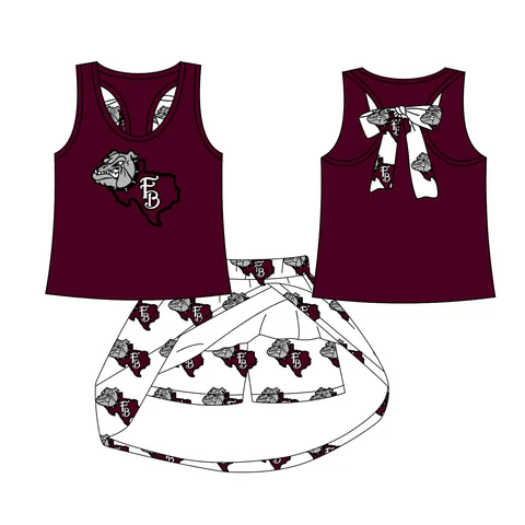 Baby girls custom team cheer outfit add shorts