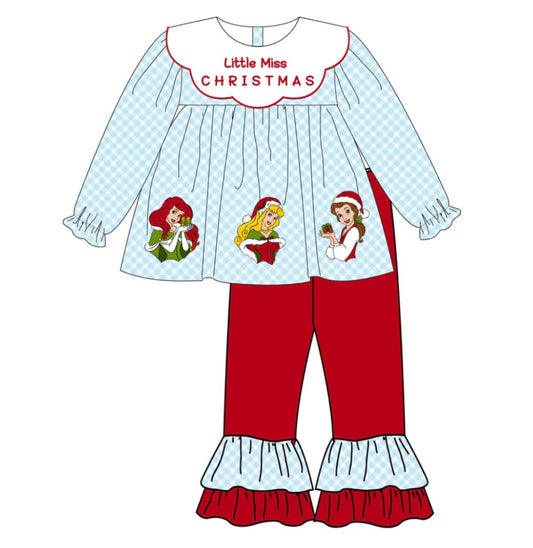 baby girls Christmas cartoon clothes set