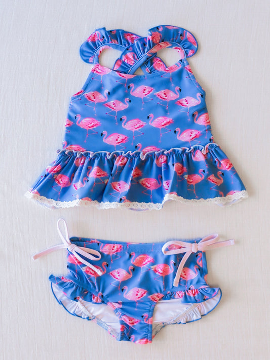 baby girls summer two pieces bathing suit