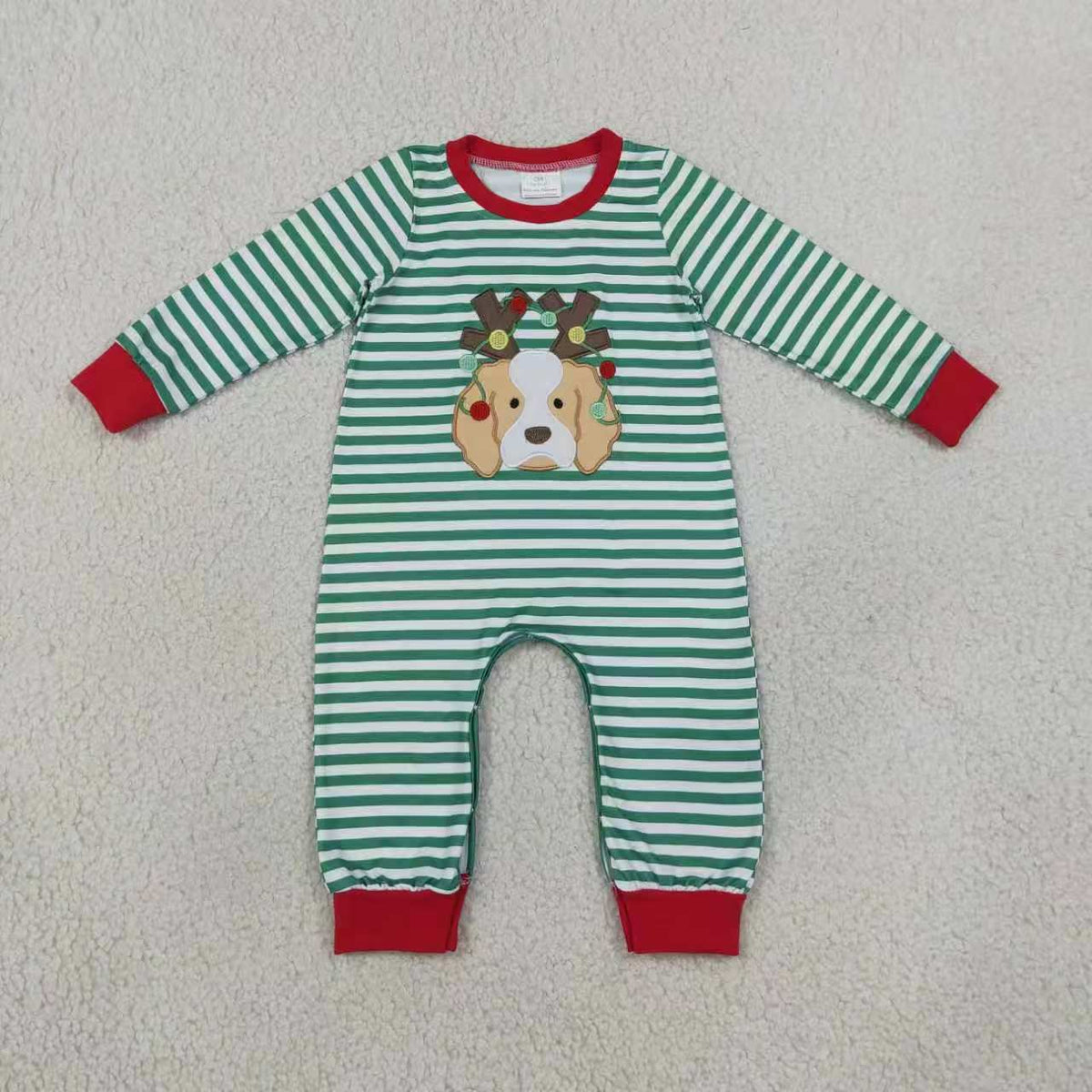 Girls long sleeve Christmas embroidery top matching pants fall outfit