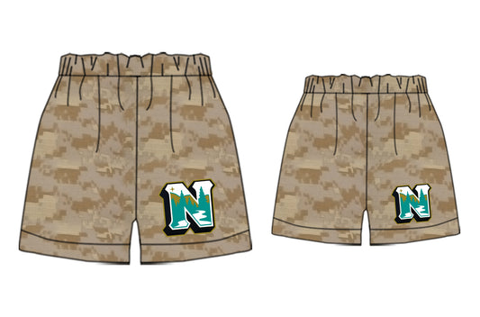 Adult kids family design custom team summer shorts