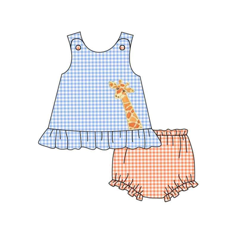 Infant baby girls summer bummies sets