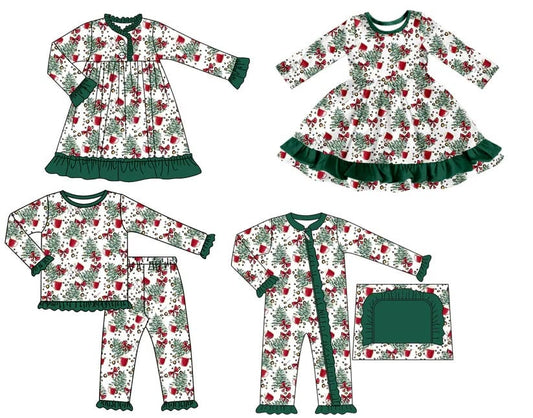 Toddle kids Christmas design matching outfit