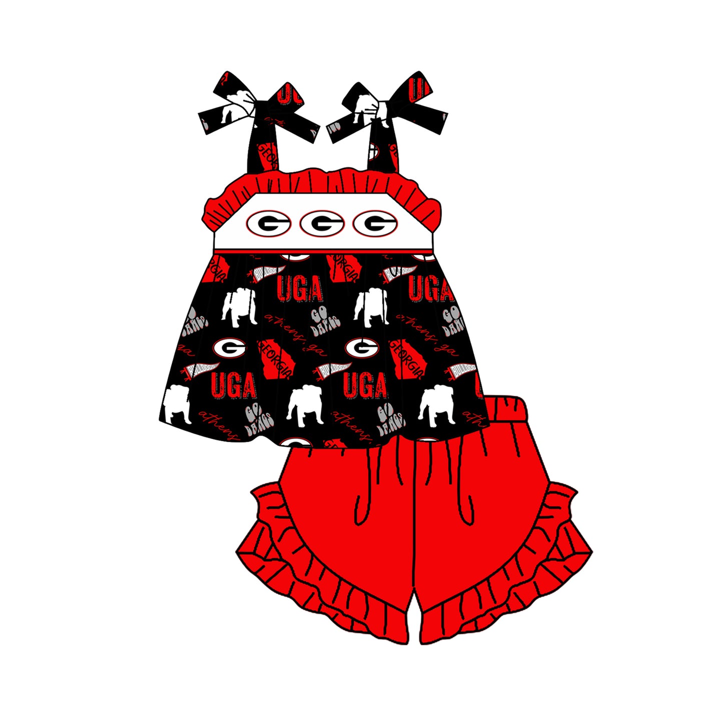 infant baby girls wholesale custom colleague team outfit