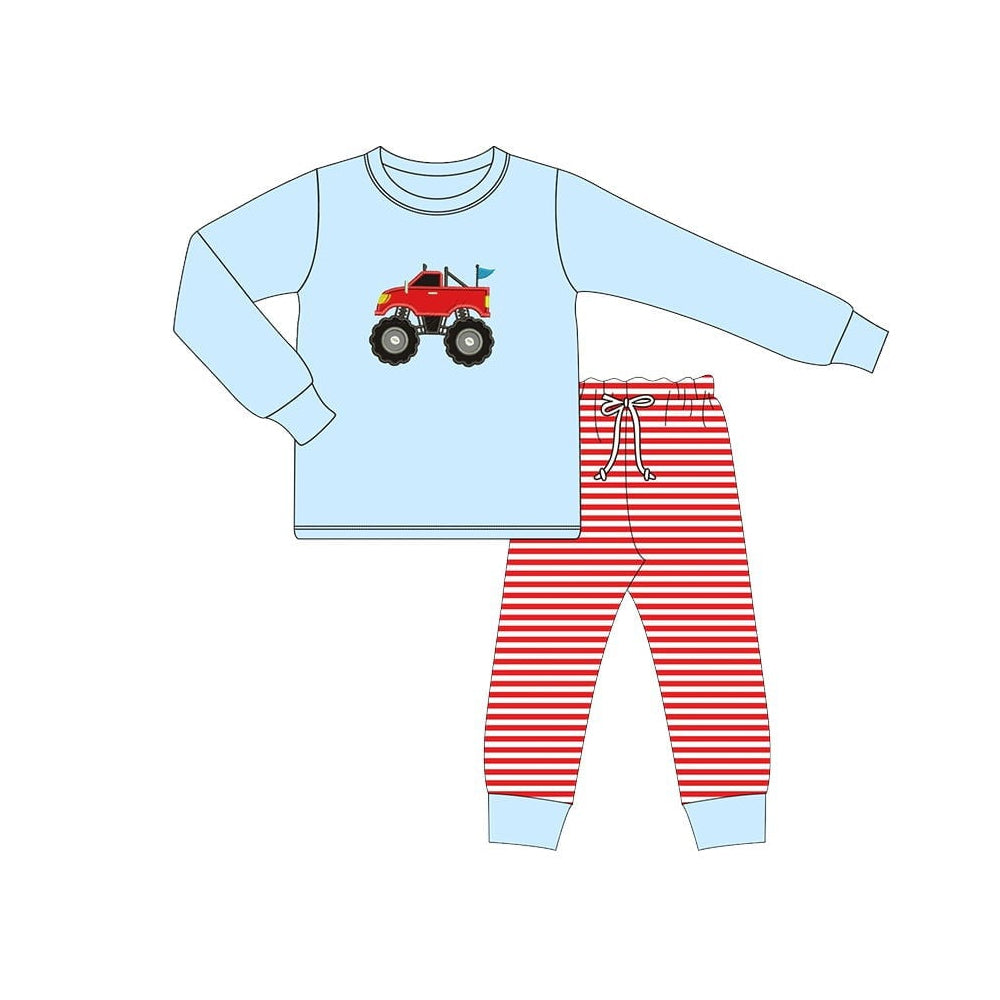 Toddle kids boy car design matching design outfit