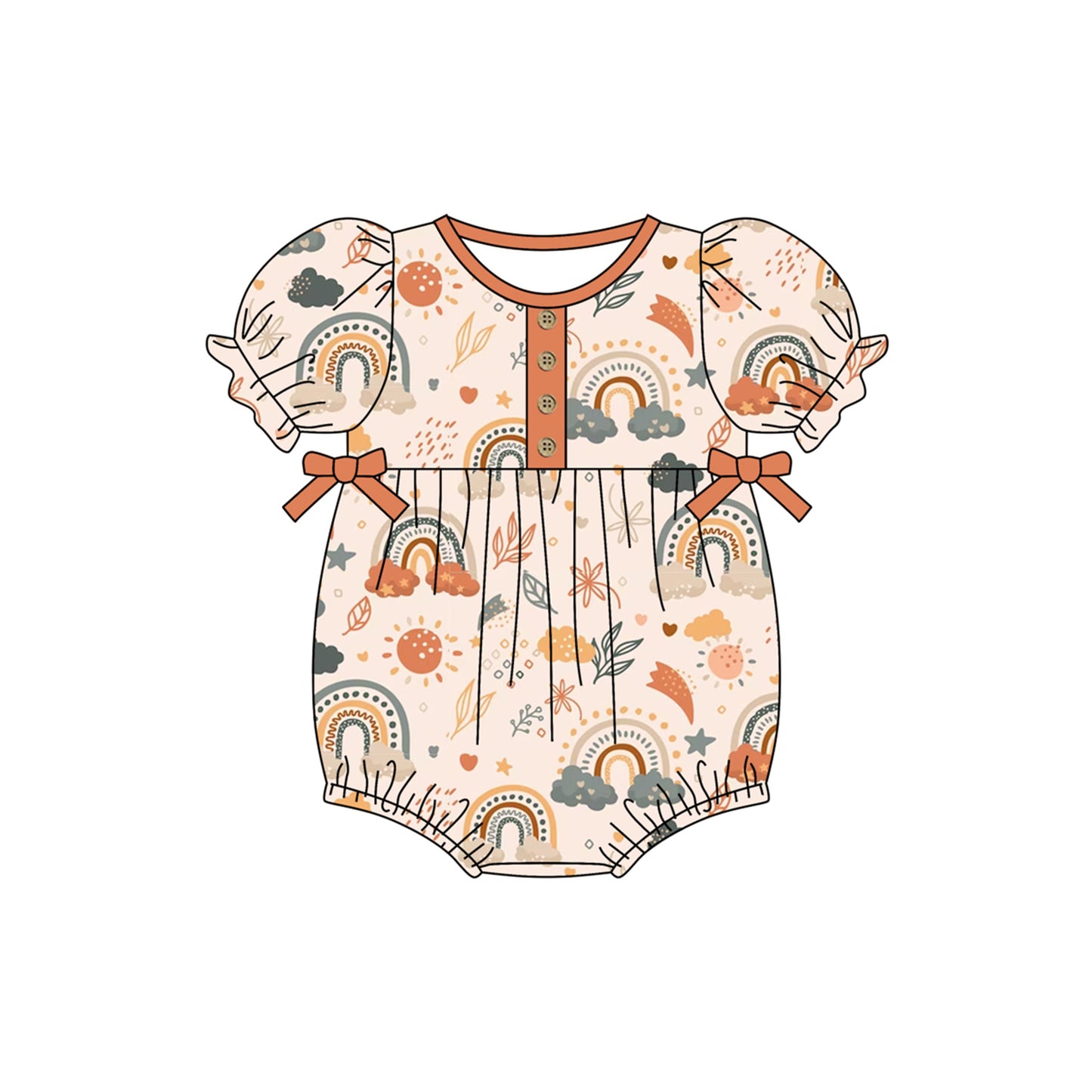baby girl summer romper