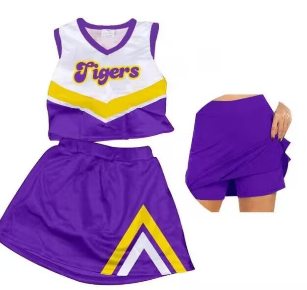 baby girls cheer skirt outfit