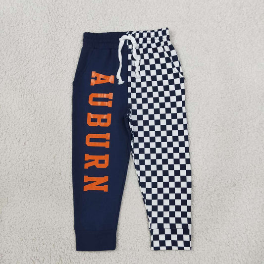 Auburn team print boys milk silk pants
