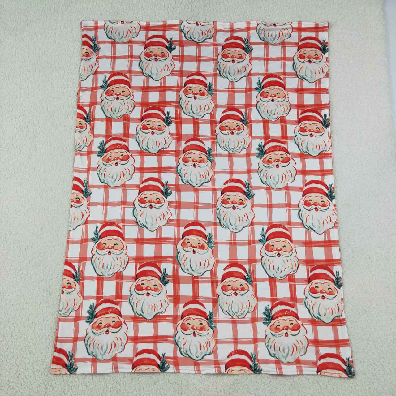 Toddle kids Christmas santa claus soft blanket