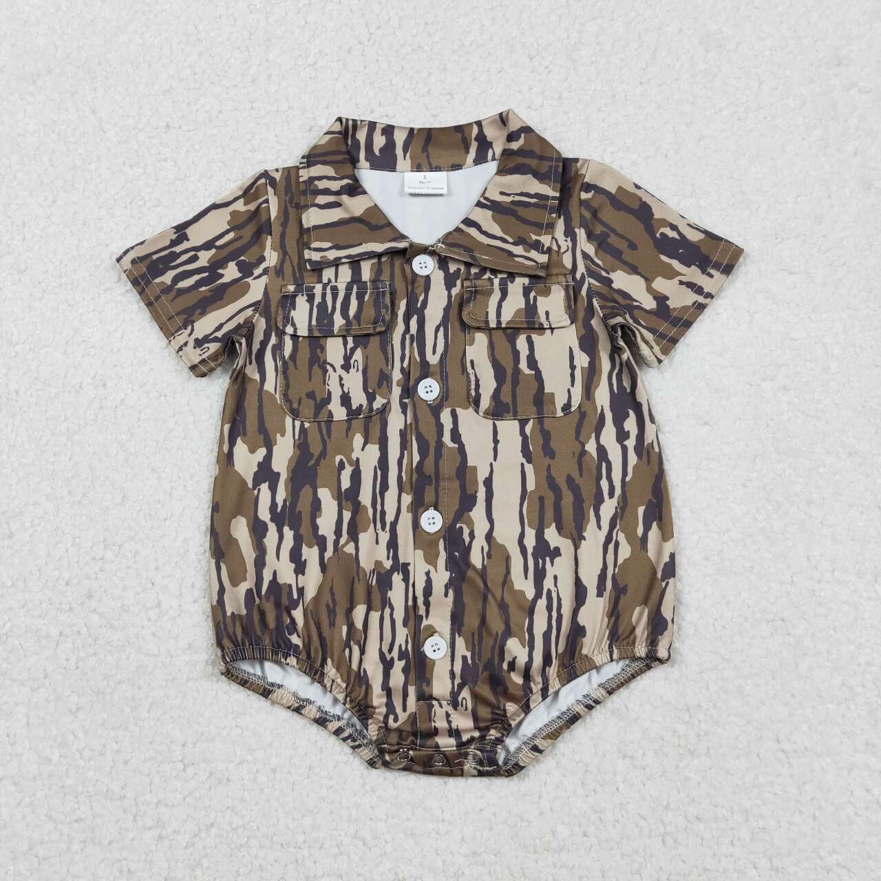 Camo design toddle baby summer romper