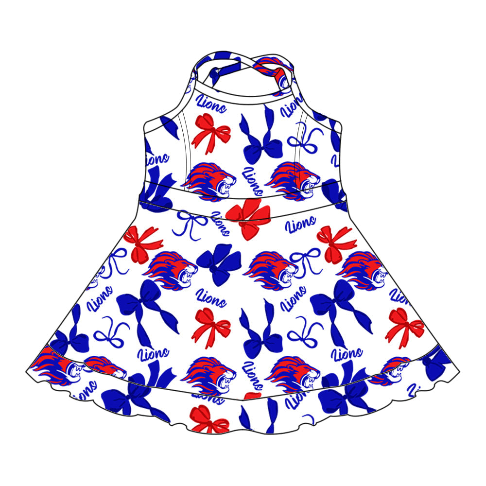 Toddle girls wholesale custom team design dress
