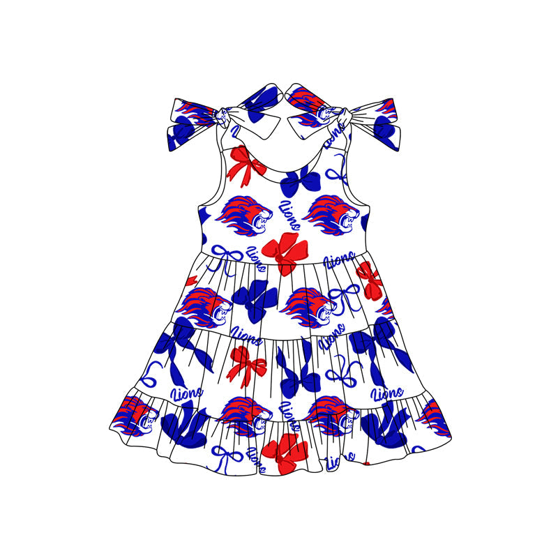 Toddle girls wholesale custom team design dress