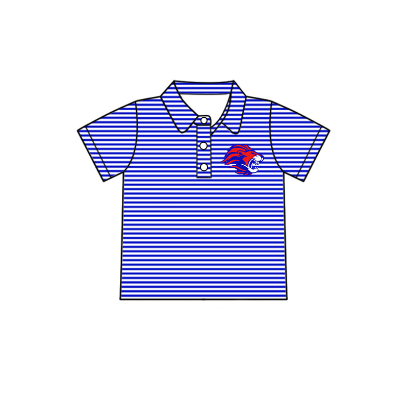 Kids baby short sleeve custom team pullover top