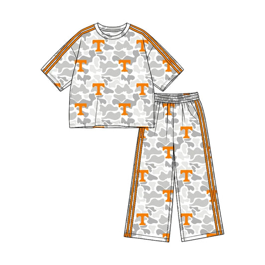 Toddle kids custom Tennesse team design girl long sleeve clothes wholesale price
