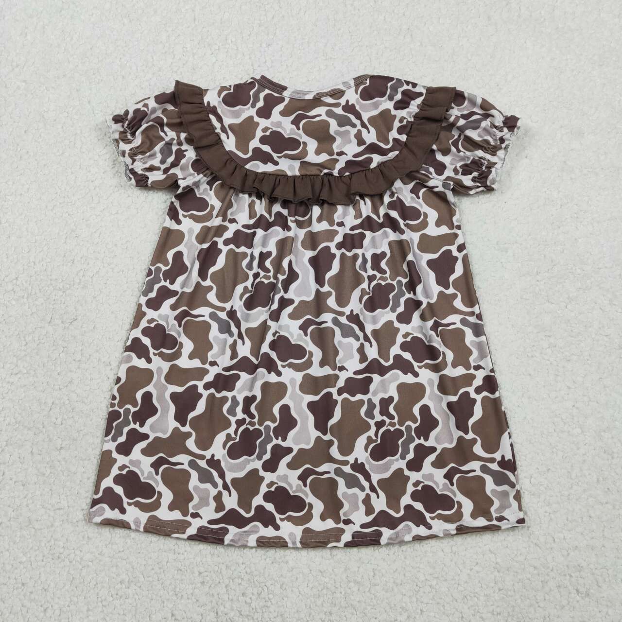 Daddys girl camo embroidery design toddle girls dress