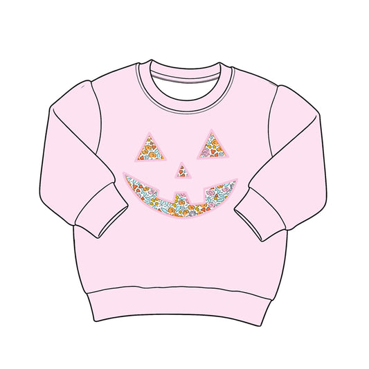 Halloween print kids girls baby long sleeve top
