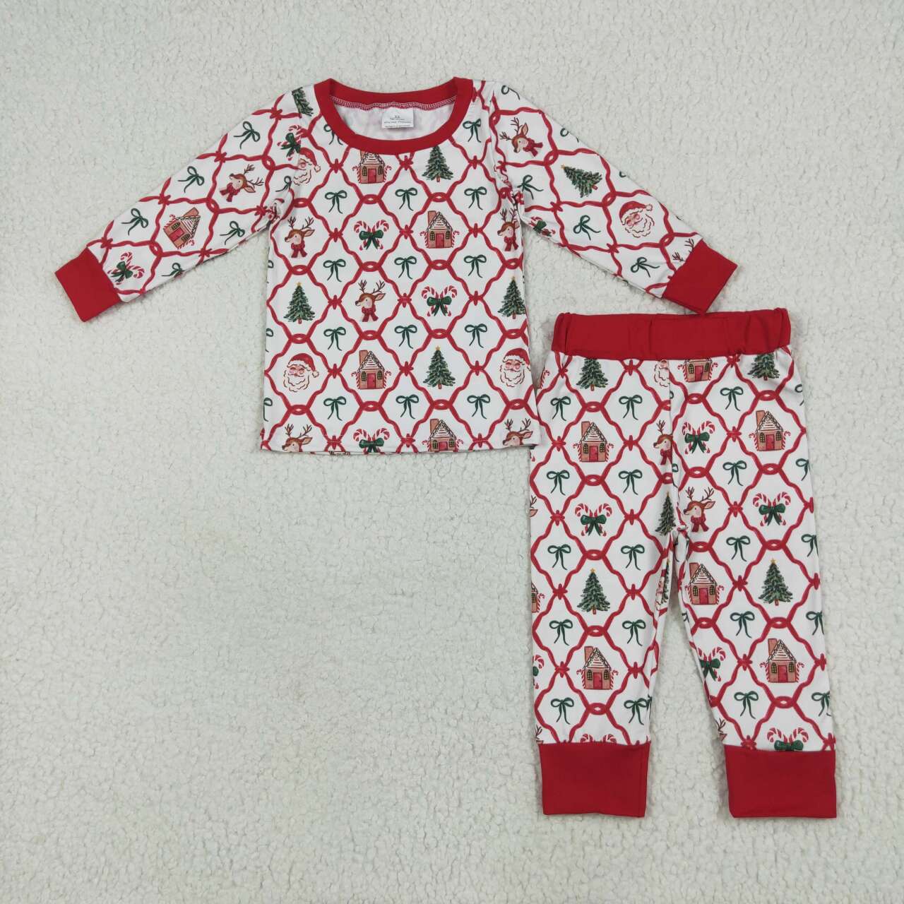 Toddle girls Christmas Santa matching clothes